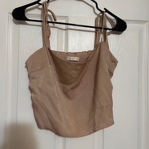 Tan, Cropped tank